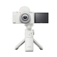 Sony ZV-1F Vlogging Camera - White with BigSofti Bundle