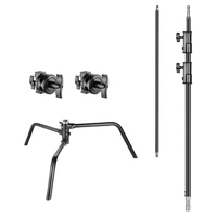 Xlite Turtle Base C-Stand Black with Arm & 2 Grips