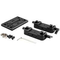 SmallRig Bottom Mount Plate with Dual 15mm Rod Clamp 1775