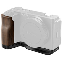 SmallRig L-Shape Mount Plate with Wooden Handle for Sony ZV-E10 II 4864