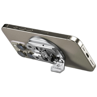 Leofoto PM-01 Magnetic Quick Mount Plate for Mobile Phones - Silver