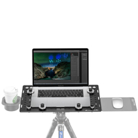 Leofoto LCH-3 Laptop Tray with Arca Base and 1/4", 3/8" Thread Spigot