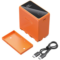 SmallRig NP-F970 USB-C Rechargeable Camera Battery (Orange) 4576