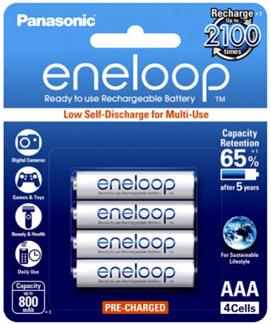 Eneloop AAA 800mAh Ready to use Rechargeable Battery –