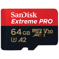 Sandisk Extreme PRO 64GB MicroSDXC UHS-I 200MB/s Memory Card - V30