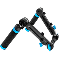 Kondor Blue Rosette Arms, Grips & Clamp Bundle - Black