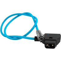Kondor Blue D-Tap to BMPCC 4K 6K Power Cable for Blackmagic Pocket Cinema Camera 4K P-Tap 50.8cm - Blue
