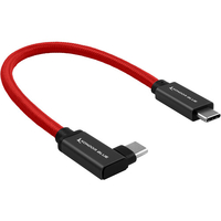 Kondor Blue USB C to USB C Cable for SSD Recording & Charging - 21.5cm - Cardinal Red