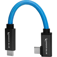 Kondor Blue USB C to USB C Cable for SSD Recording & Charging - 12cm