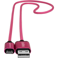 Kondor Blue iJustine Micro-USB to USB-A Charge and Sync Cable - Pink