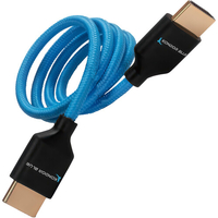 Kondor Blue Long 4K HDMI 2.0 Braided Cable - 60.9cm - Blue