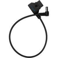 Kondor Blue 38cm D-Tap to DC Right Angle Straight Cable for Canon C70/Atomos - Raven Black