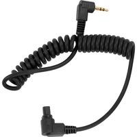 Kondor Blue 2.5mm to N3 Canon Remote Trigger Shutter Coiled Cable - Black