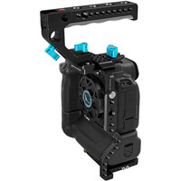 Kondor Blue Canon Arca R5/R6/R Battery Grip Cage with Top Handle - Black