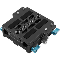 Kondor Blue LWS ARRI Bridge Plate For Cinema Cameras with Riser for ARRI Alexa Mini - Black