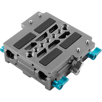 Kondor Blue LWS ARRI Bridge Plate For Cinema Cameras with Riser for ARRI Alexa Mini - Space Grey