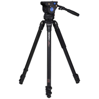 Benro A373F Series 3 Aluminium Single Tube Video Tripod Flip Lock BV4 Head