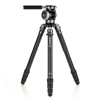 Benro Mammoth 44C, Carbon Fibre, 4 Section, Photo Tripod with WH15 Head