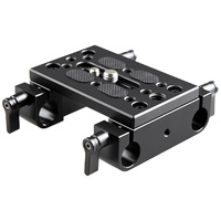 SmallRig Bottom Mount Plate with Dual 15mm Rod Clamp 1775