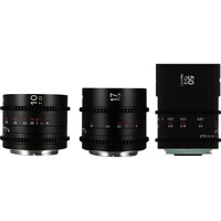 Laowa Cine Prime 3-Lens Wide and Macro Bundle - 10mm, 17mm, 50mm - Micro Four Thirds