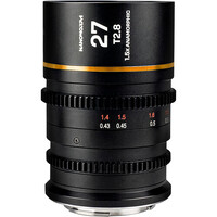 Laowa Nanomorph 27mm T2.8 1.5x S35 Anamorphic Lens Sony E - Amber Flare