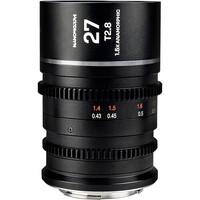 Laowa Nanomorph 27mm T2.8 1.5x S35 Anamorphic Lens - Sony E - Silver Flare