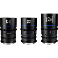 Laowa Nanomorph S35 Prime 3 Lens Bundle - Sony E - Blue Flare