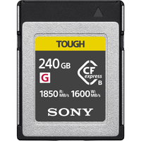 Sony Tough 240GB CFexpress Type B 1850MB/s Memory Card