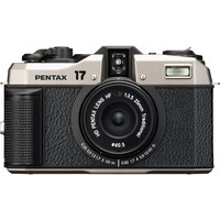 Pentax 17 HF 35mm Film Camera - Silver/Black