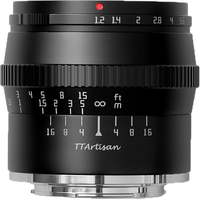 TTArtisan 50mm f/1.2 Lens for Fujifilm X Mount - Black