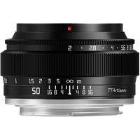 TTArtisan 50mm f/2 Lens for Fujifilm X Mount - Black