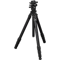 Leofoto LG-324C Black 4 Section Water Resistant Carbon Fibre Tripod with LH-40R Ball Head