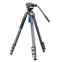 Leofoto LVM-324C Manba Video Series 4 Section Tripod with BV-10 Video Head