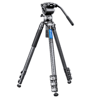 Leofoto LVM-324C Manba Video Series 4 Section Tripod with BV-15 Video Head