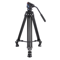 Leofoto VT-20 Video Tripod with LF-75 75mm Video Fluid Head