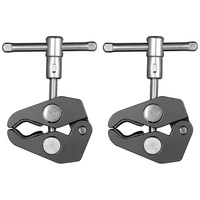 SmallRig Super Clamp with 1/4"-20 and 3/8"-16 Threaded Holes (2pcs) 2058