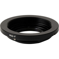 Urth Manual Lens Mount Adapter for M42 Lens to Nikon F-Mount Camera Body with Optical Element