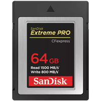 SanDisk 64GB Extreme Pro CFExpress Type B 1700mb/s Memory Card