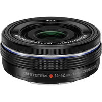 OM System M.Zuiko 14-42mm f/3.5-5.6 III EZ Micro Four Thirds Lens - Black