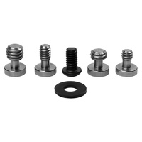 Kondor Blue Replacement 1/4 inch & 3/8 inch Screws for our Mini Quick Release Plates (1/4 inch-20 Short) - 5 pack