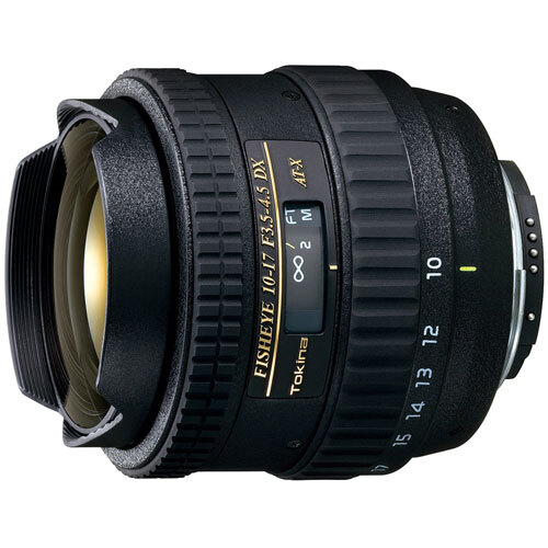 Tokina AT-X 107 AF DX Fisheye 10-17mm f/3.5-4.5 Lens - Canon Mount