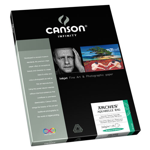 Canson Paper Aquarelle Rag 240gsm A4 - 25 Sheets