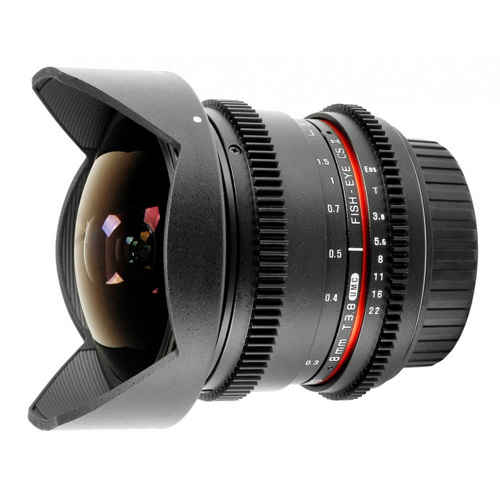 Samyang 8mm Fish-Eye T/3.8 VDSLR - Canon