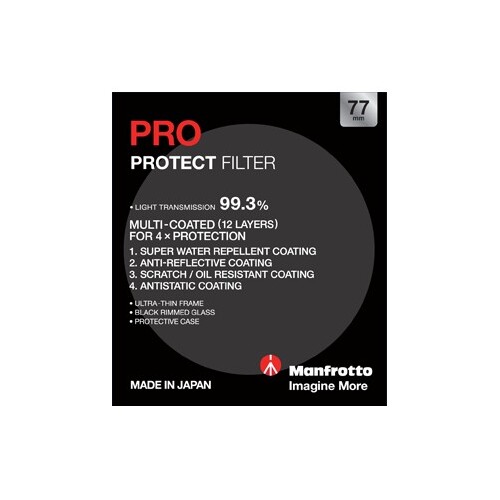 Manfrotto Pro Protect Filter - 77mm