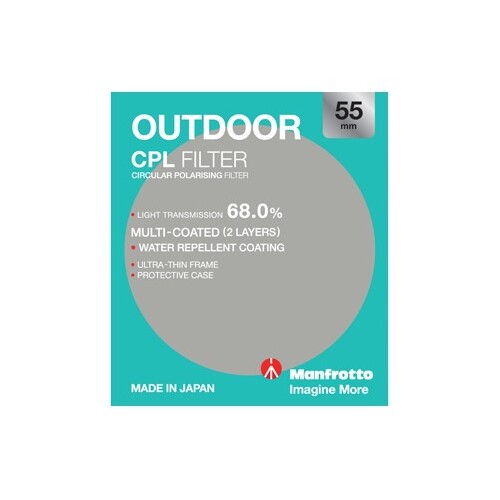 Manfrotto Essential Circular Polarising Filter - 55mm