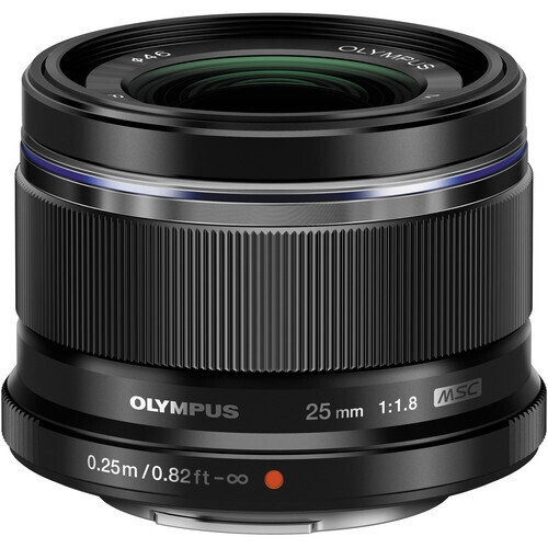 Olympus M.Zuiko 25mm f/1.8 Lens - Black