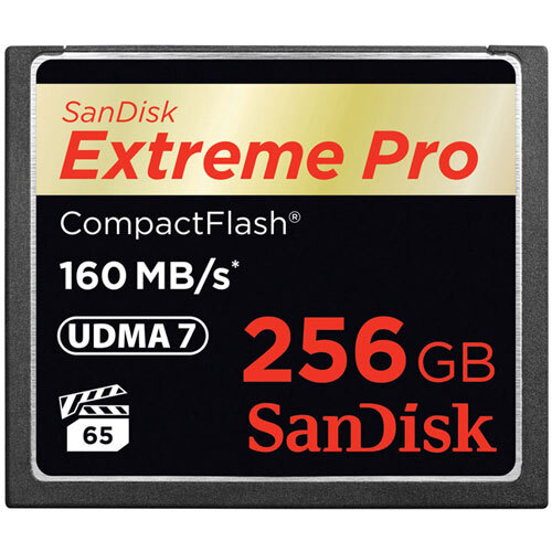 SanDisk Extreme Pro Compact Flash 256GB 120MB/s Memory Card