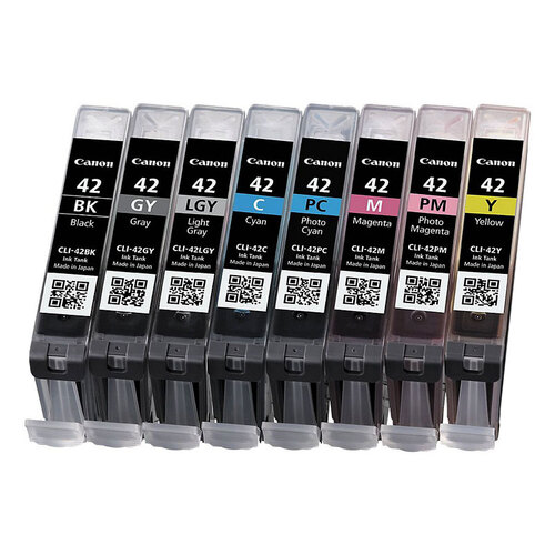 Canon PGI-42 Ink Tank Set for Pixma PRO-100 - Set of 8