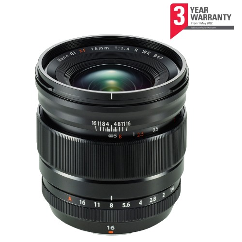 Fujifilm XF 16mm f/1.4 R WR Lens