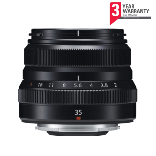 Fujifilm XF 35mm f/2.0 R WR Lens - Black 